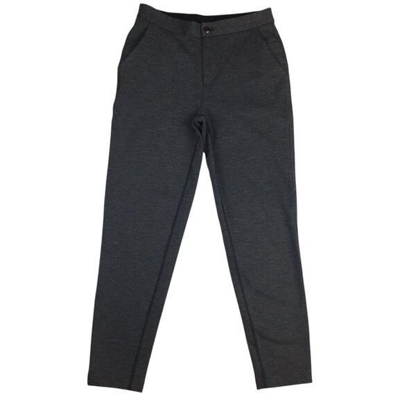 Lululemon City Trek Slim Fit Charcoal Gray Trousers Size 6 Stretchy Fabric - Picture 2 of 11